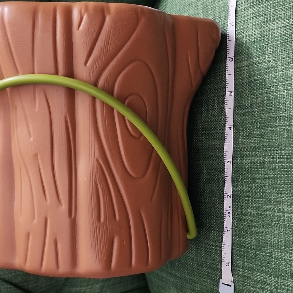 Tree Stump Bucket with Handle - Picture 4 of 4